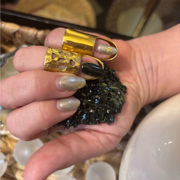 Sterling King Helmet Ring in Gold (SMOOTH RING ONLY!), SZ M/L - Picture 5 of 7